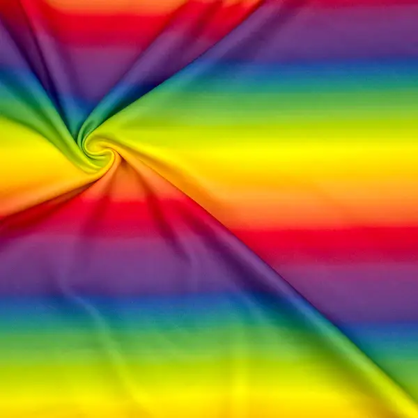 Nur Für Kurze Zeit Polyester Jersey "Regenbogen 3" Farbe Multicolor