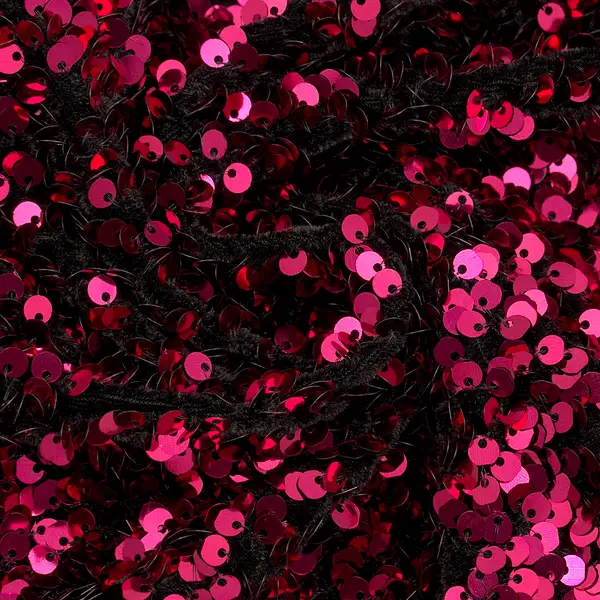 Stretch Paillettenstoff "Velvet" Farbe Fuchsia Neu Im Sortiment