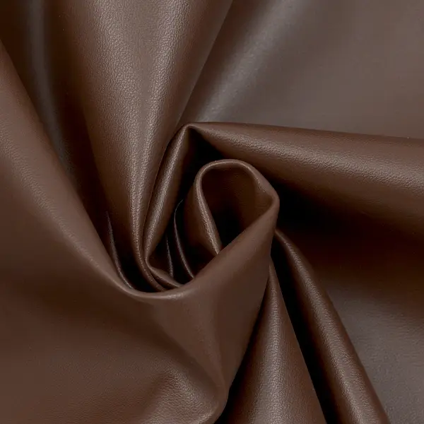 Stretch Nappaleder Imitat Farbe Dunkel-Braun Geprüft