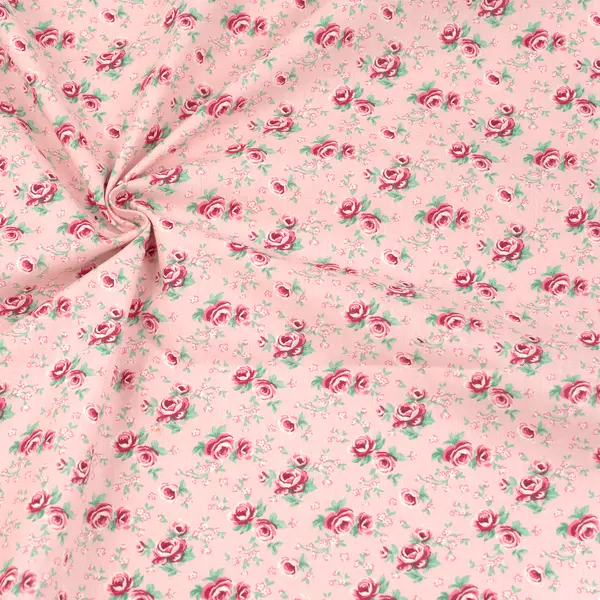 100% Baumwollstoff "Trachten Röschen 4" Farbe Rosa Jetzt Bestellen