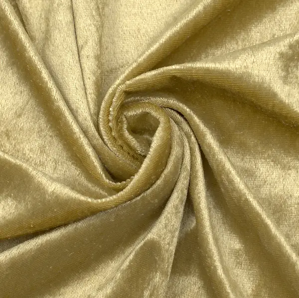 Pannesamt Farbe Gold Neuheit