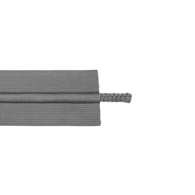 Taillen Kordelzug 50mm Farbe Grau Echt
