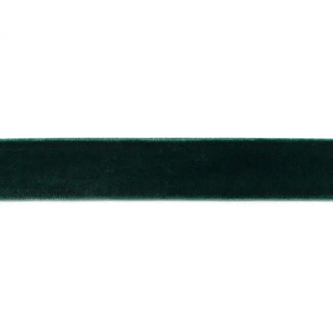 Samtband Breite 25mm Farbe Dunkel-Grün Markenprodukt