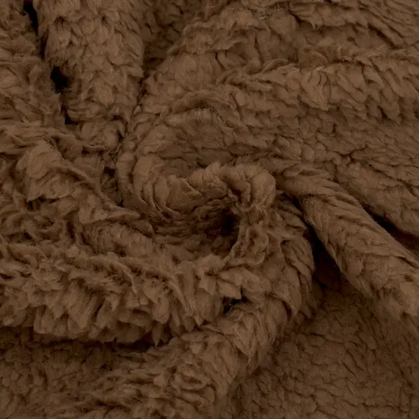 Teddy Plüschstoff "Super Soft 2" Farbe Braun Must-Have