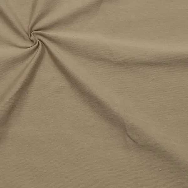 Rabatt Organic Baumwoll Stretch Jersey Farbe Taupe