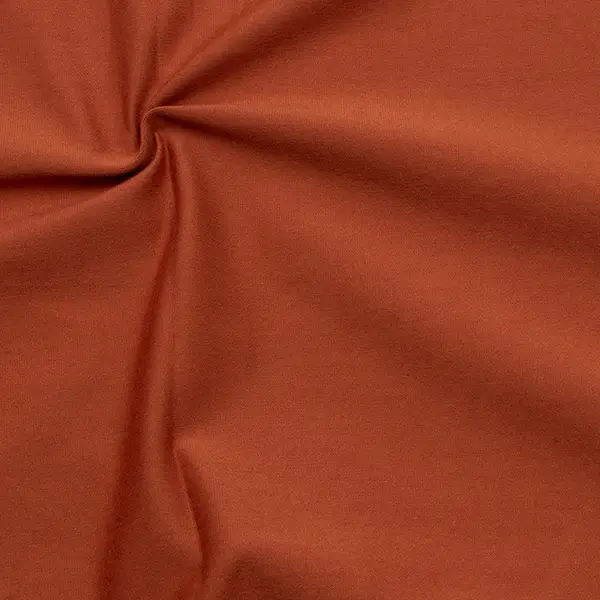 Organic Baumwoll Stretch Jersey Farbe Terrakotta Preisreduziert