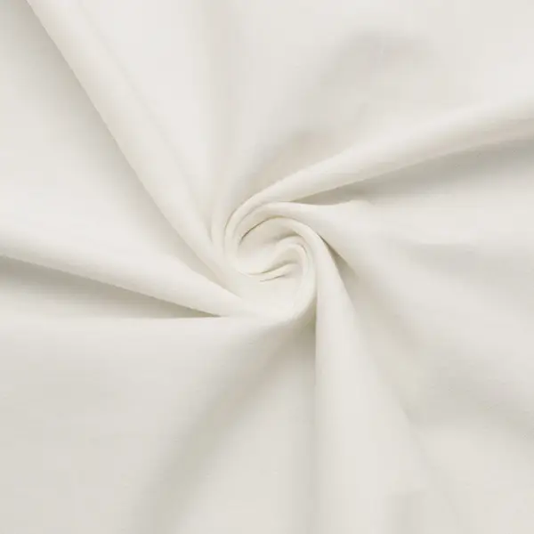 Sonderaktion Bio Baumwoll Stretch Jersey "Organic" Farbe Weiss
