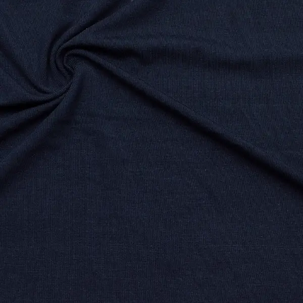 Nur Heute Bambus Stretch Jersey "Basic 5" Farbe Dunkel-Blau