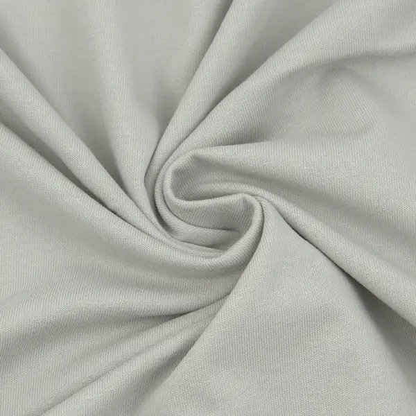 Top-Seller 100% Baumwolle Single Jersey "Color 4" Farbe Hell-Grau