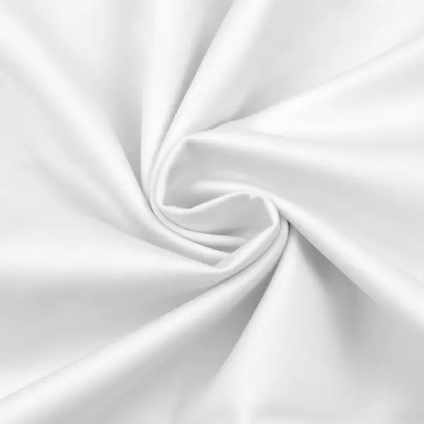 Schnäppchen Stretch Baumwolle Satin Farbe Weiss