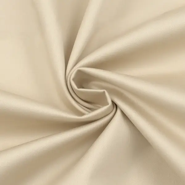 Preiswert Stretch Baumwolle Satin Farbe Hell-Beige