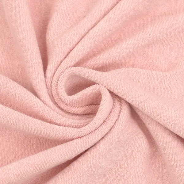 Schneller Versand Frottee Baumwollstoff "Pico Terry 2" Farbe Rosa