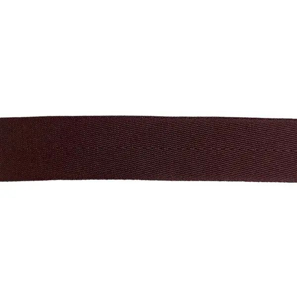 Taschenband Gurtband 40mm "Fischgrät" Farbe Dunkel-Braun Neue Ware