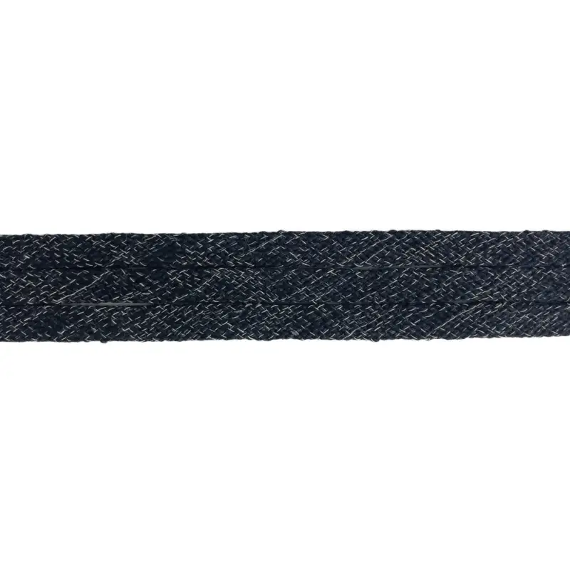 Flachkordel Hoodieband 17mm Farbe Navy Melange Schneller Versand