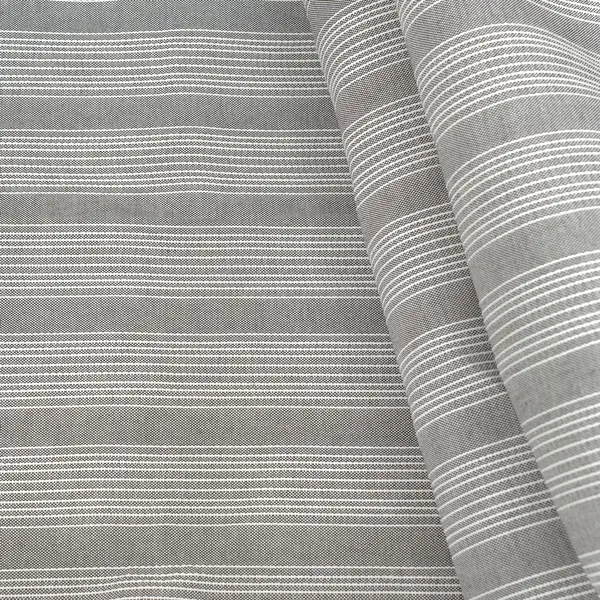 Sofort Bestellen Outdoorstoff "Nadelstreifen" Breite 160cm Farbe Anthrazit