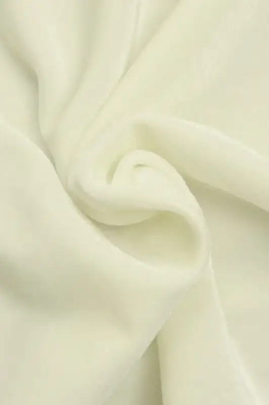 Stretchsamt - Creme - 02 Heißes Angebot