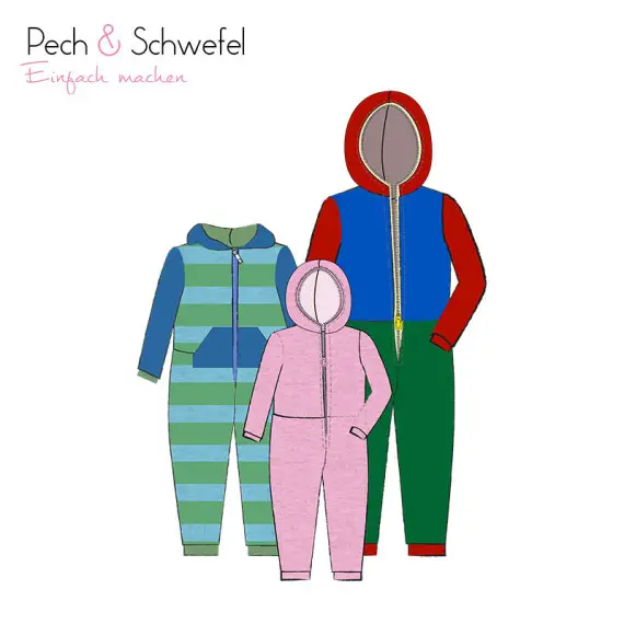 E-BookOnesie "Lofoten" Kinder Gr. 86 bis 164 A4/A4 Pech&Schwefel Must-Have