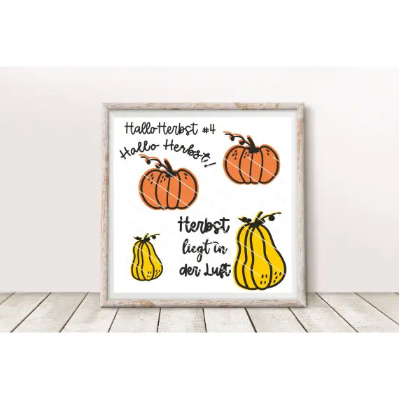 "Hallo Herbst #4" Plotterdatei Plottervorlage Sprüche Spruch druchhalten Weisheiten Top-Angebot