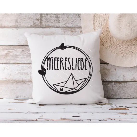 "MeeresLiebe #2" Plotterdatei Plottervorlage maritim Meer Papierboot Sommer Urlaub Neu Im Sortiment
