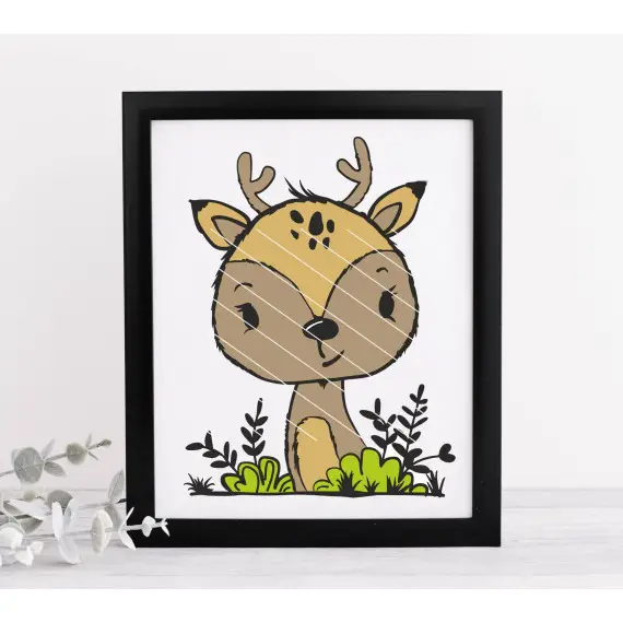 "Mdm Bambi"Plotterdatei Plottervorlage Bambi Reh Rehlei Abverkauf