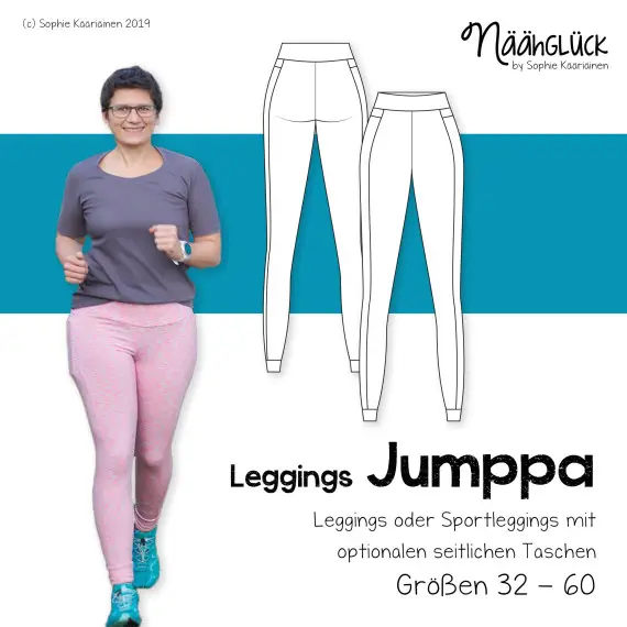 (Sport-)Leggings Jumppa - Größen 32 - 60 Neue Kollektion