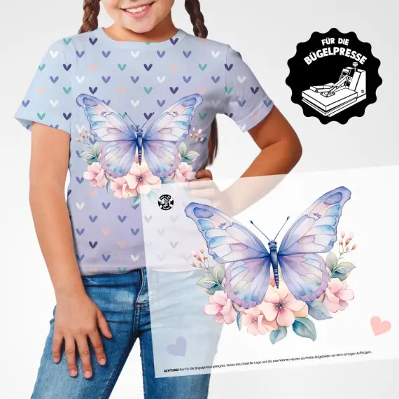 Preisreduziert Onkel Bo's Bügelbilder - DIN A4 - Butterfly Dreams