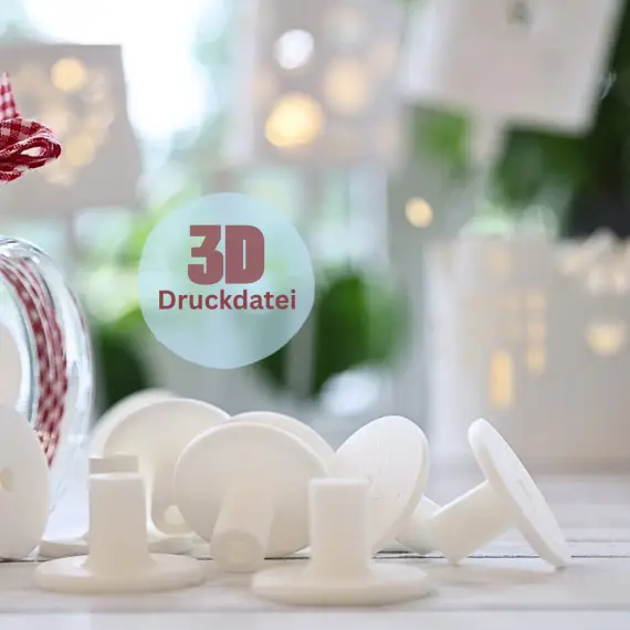STL - 3.mf - 3D-Datei - Stabhalterung - Beckenhülle für 6 mm Stab - z.B. für Garten- und Blumenstecker - zum selber drucken! Mega-Angebot