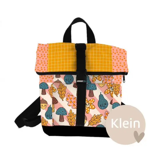 Echt DIY-Nähset - Rucksack - Nepal - Klein - Bunter Herbst - abby and amy